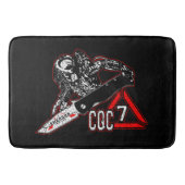 Emerson Knives CQC-7 Predator White Golf Towel Pla Badmat (Voorkant)