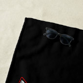 Emerson Knives CQC-7 Predator White Golf Towel Strandlaken (In situ)