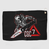 Emerson Knives CQC-7 Predator White Golfhanddoek (Horizontaal)