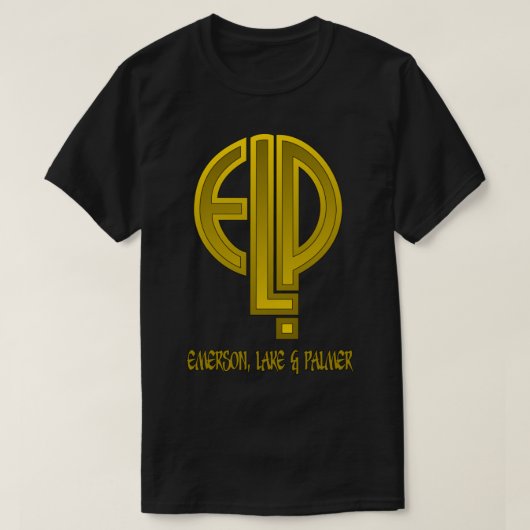 Emerson, Lake & amp; Palmer Solid Gold Logo Classi T-shirt (Design voorkant)