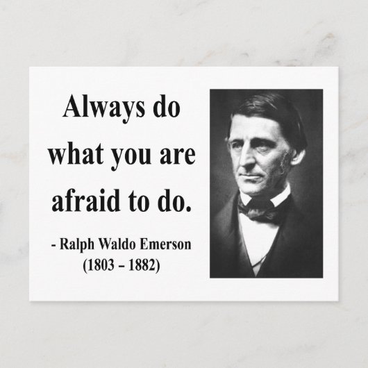 Emerson Quote 10b Briefkaart (Voorkant)