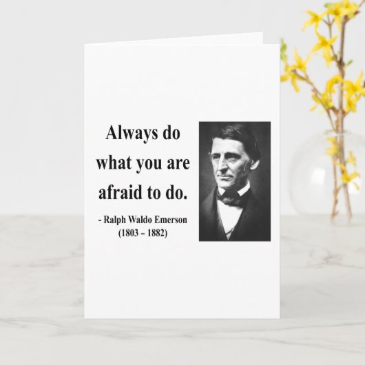 Emerson Quote 10b Kaart (Gele Bloem)