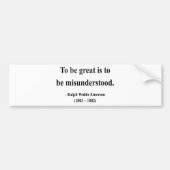 Emerson Quote 11a Bumpersticker (Voorkant)