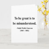 Emerson Quote 11a Kaart (Gele Bloem)