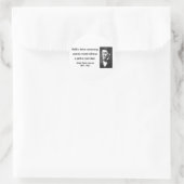 Emerson Quote 15b Ronde Sticker (Tas)