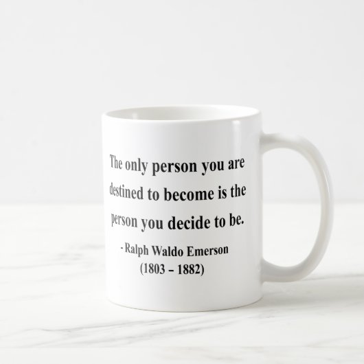 Emerson Quote 1a Koffiemok (Rechts)