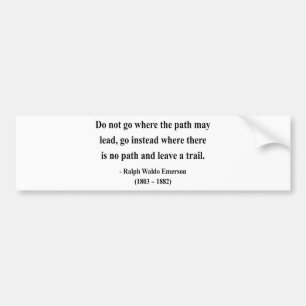 Emerson Quote 3a Bumpersticker