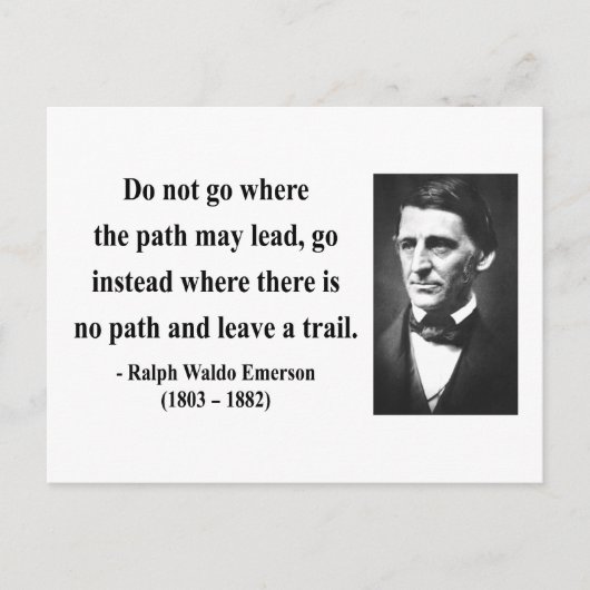 Emerson Quote 3b Briefkaart (Voorkant)