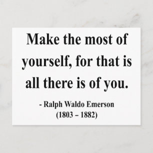 Emerson Quote 6a Briefkaart