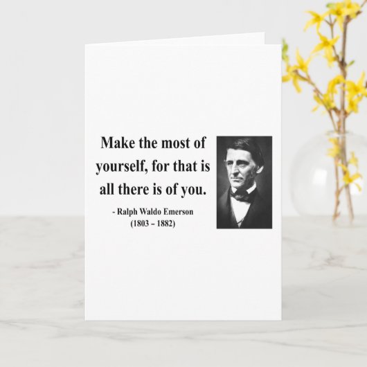 Emerson Quote 6b Kaart (Gele Bloem)