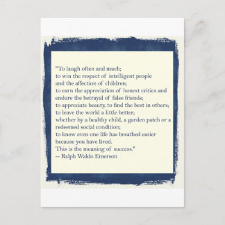 Emerson Quote Briefkaart