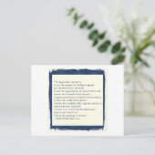 Emerson Quote Briefkaart (Staand voorkant)