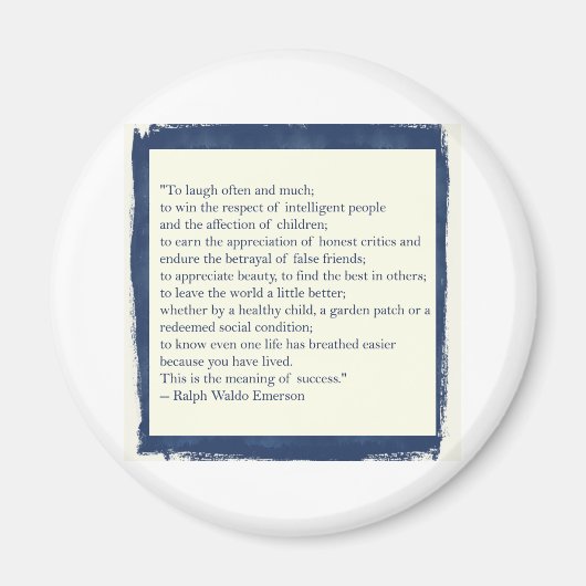 Emerson Quote Magneet (Voorkant)