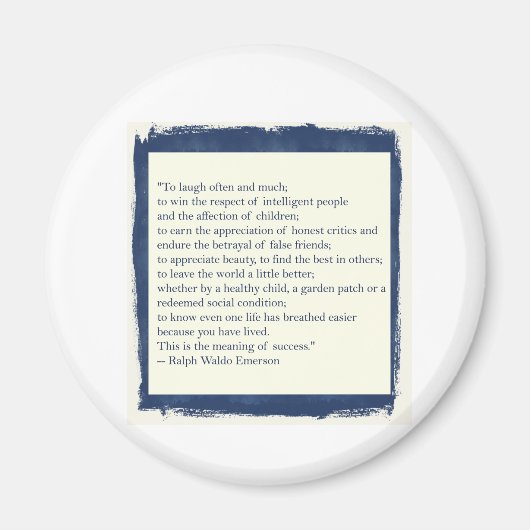 Emerson Quote Magneet (Voorkant)