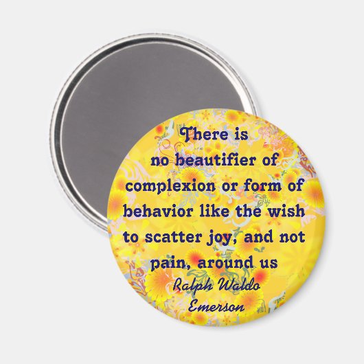 Emerson quote magnet (Voorkant / Achterkant)