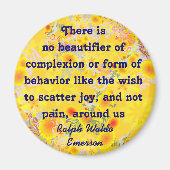 Emerson quote magnet (Voorkant)