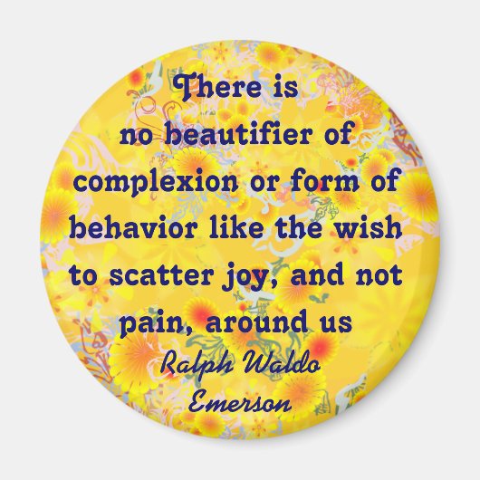 Emerson quote magnet (Voorkant)