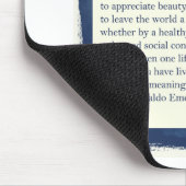 Emerson Quote Muismat (Hoek)