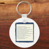 Emerson Quote Sleutelhanger (Voorkant)