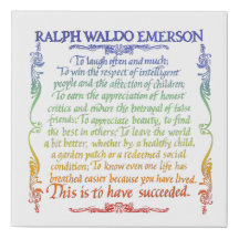 Emerson quote-Succes, regenboog