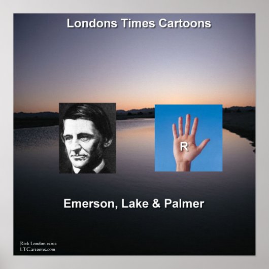 Emerson & The Lake Grappige Poster (Voorkant)