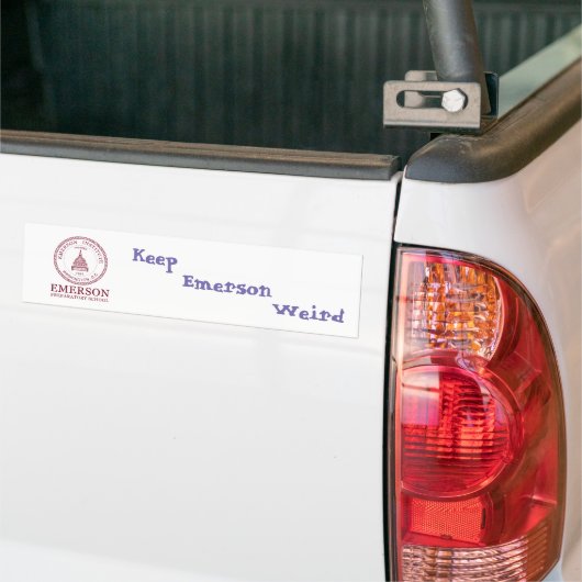 Emerson Weird Bumpersticker (Op Truck)
