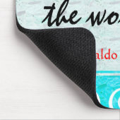 Emerson's Motivating Quote Mousepad Muismat (Hoek)