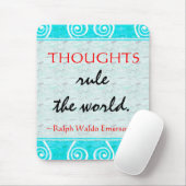 Emerson's Motivating Quote Mousepad Muismat (Met muis)