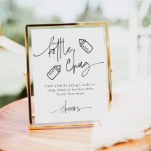 EMERY Bottle Chug Beer Baby shower Spel