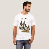 Emery Penciled Runner Duck Family T-shirt (Voorkant volledig)