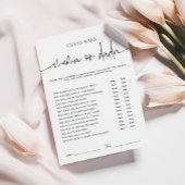 EMERY Whimsi Mama of Dada Baby shower Game Kaart