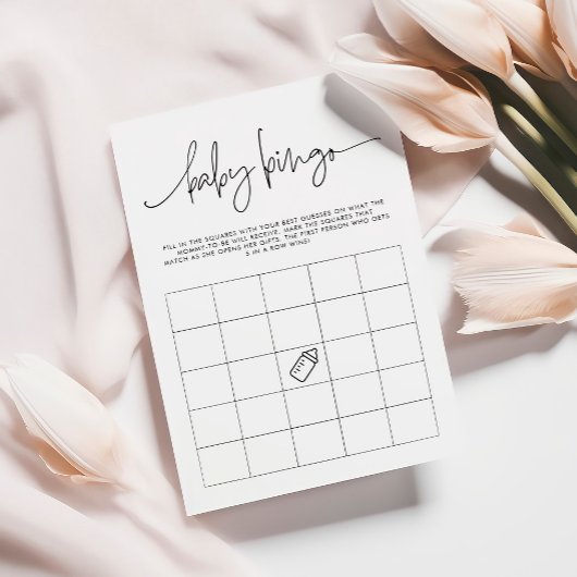 EMERY Whimsical Baby Bingo Douche Spel Kaart