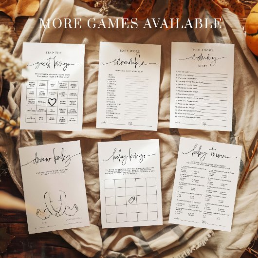 EMERY Whimsical Vind de gast Bingo Game Kaart