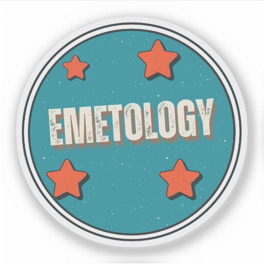 Emetologie Sticker (Voorkant)