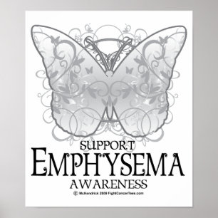 Emfysema Butterfly Poster