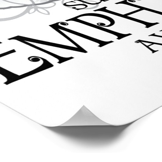 Emfysema Butterfly Poster (Hoek)