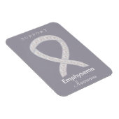 Emfysemiedribbon Custom Art Magnets Magneet (Rechterzijde)