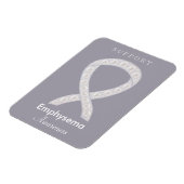 Emfysemiedribbon Custom Art Magnets Magneet (Linkerzijde)