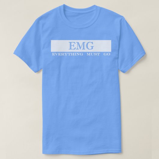 EMG: Alles moet weg T-shirt (Design voorkant)