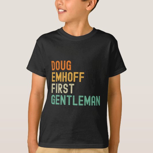 Emhoff als eerste gentleman Kamala Harris echtgeno T-shirt (Voorkant)