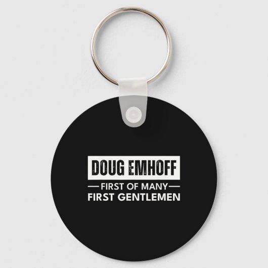 Emhoff als eerste gentleman Kamala Harris Husband Sleutelhanger (Voorkant)