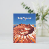 Emi Koussi-vulkaan Tsjaad Briefkaart (Staand voorkant)