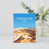 Emi Koussi vulkaan Tsjaad Briefkaart (Staand voorkant)