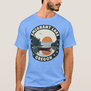 Emigrant Lake Oregon zonsondergang T-shirt