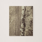 Emigrantentrein in Echo Canyon Foto Legpuzzel (Verticaal)