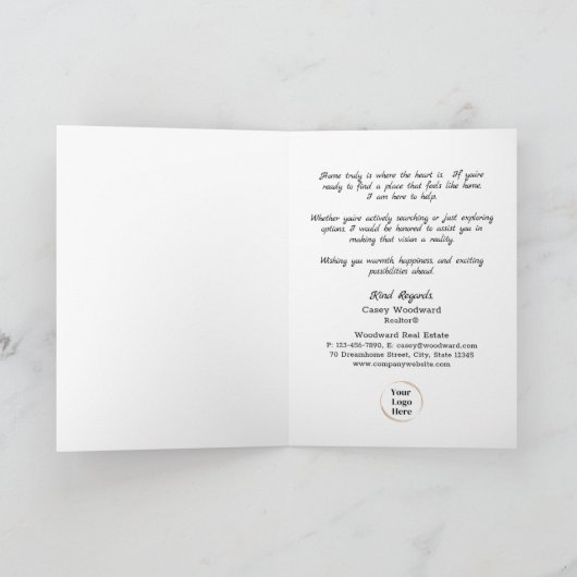 Emigratie van makelaars | Op maat gemaakte marketi Kaart (Binnen)