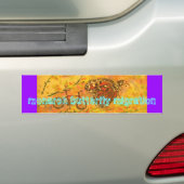 emigratie van monarch - vlinder bumpersticker (Op auto)
