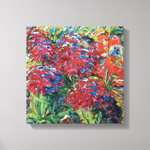 Emil Nolde Red Flowers Expressionisme Fine Art Canvas Afdruk