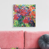 Emil Nolde Rode Bloemen Expressionisme Fijne Kunst Canvas Afdruk (Insitu (Woonkamer))