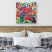 Emil Nolde Rode Bloemen Expressionisme Fijne Kunst Canvas Afdruk (Insitu (Slaapkamer))